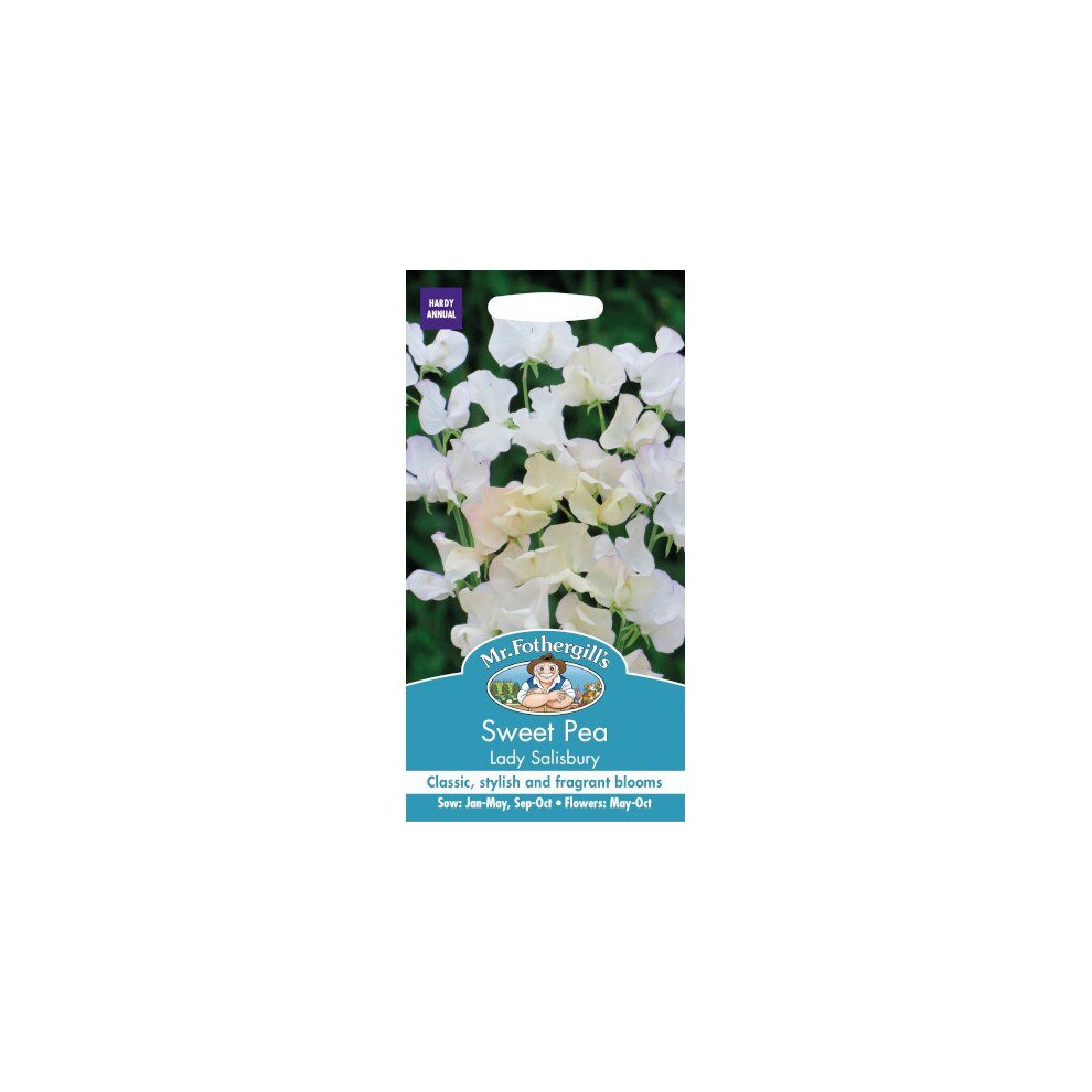 Mr Fothergill's Grow Your Own Sweet Pea Lady Salibury Flowering Seeds