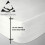 (White , Single) 100% Egyptian Cotton 200 Thread 40CM Fitted Sheet 1