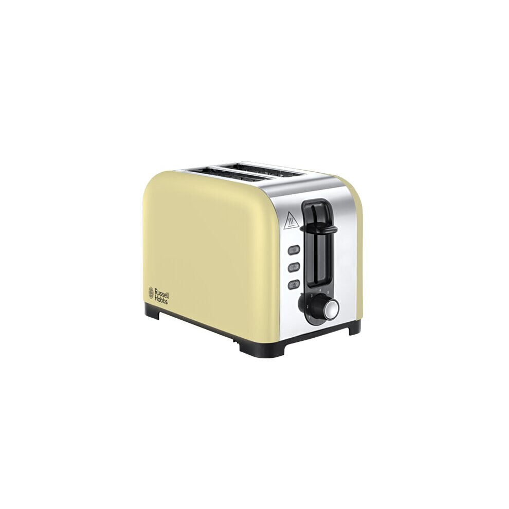 Russell Hobbs 23533 Henley 2 Slice Toaster, Cream