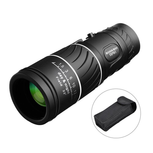 Xmund XD-TE3 16x52 Outdoor Monocular HD Optic Day Night Vision Telescope Dual Focus 66m/8000m Campin