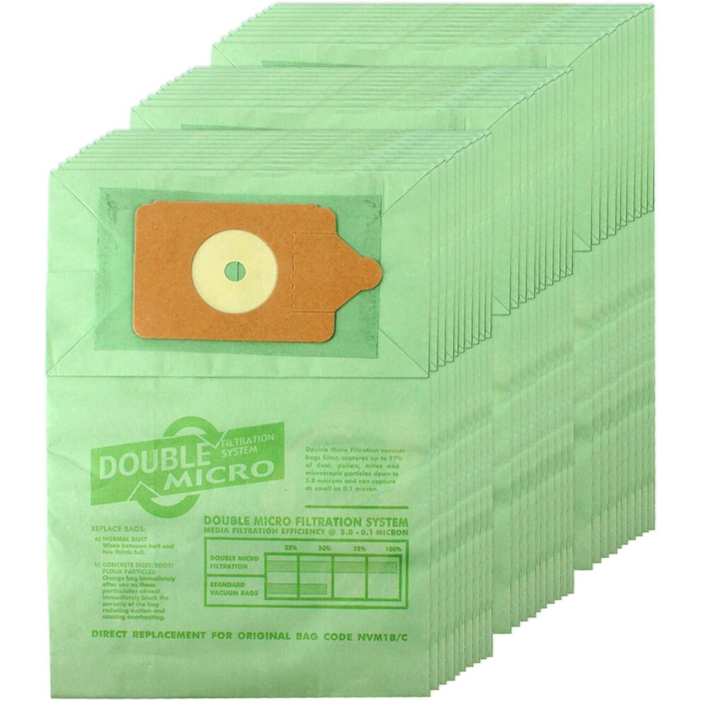 Spares2go Pack Of 30 Paper Dust Bags For Numatic Henry, Hetty, James & George – Compatible Replacement Bags