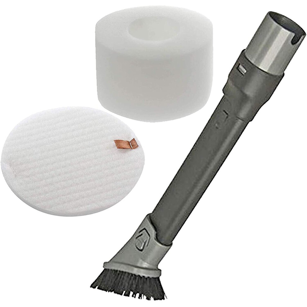 Pre Motor Filter Kit + 2-in-1 Dusting Brush Crevice Tool for Shark Rotator Lift-Away NV800 Vacuum Cleaner
