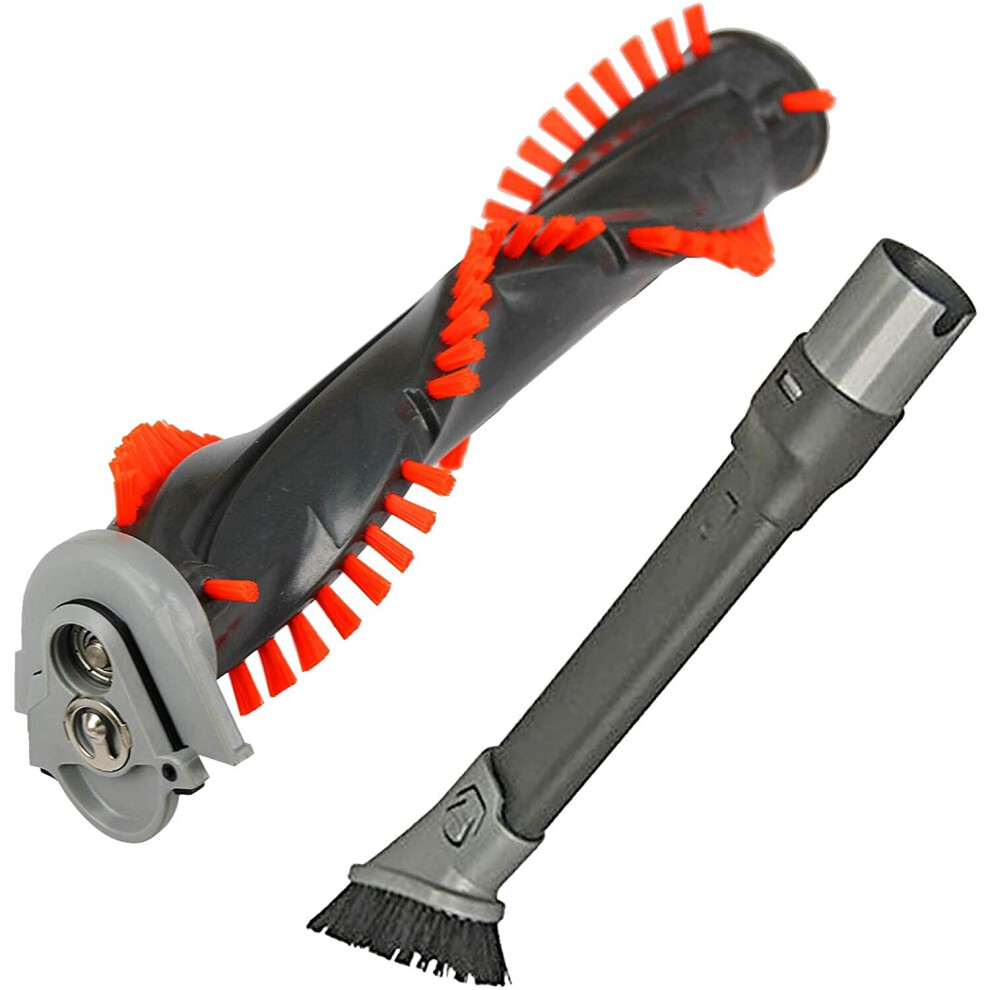 Spares2go Main Brushroll Brush Roll Bar + 2-In-1 Dusting Brush Crevice Tool Compatible With Shark Nv800 Vacuum Cleaner