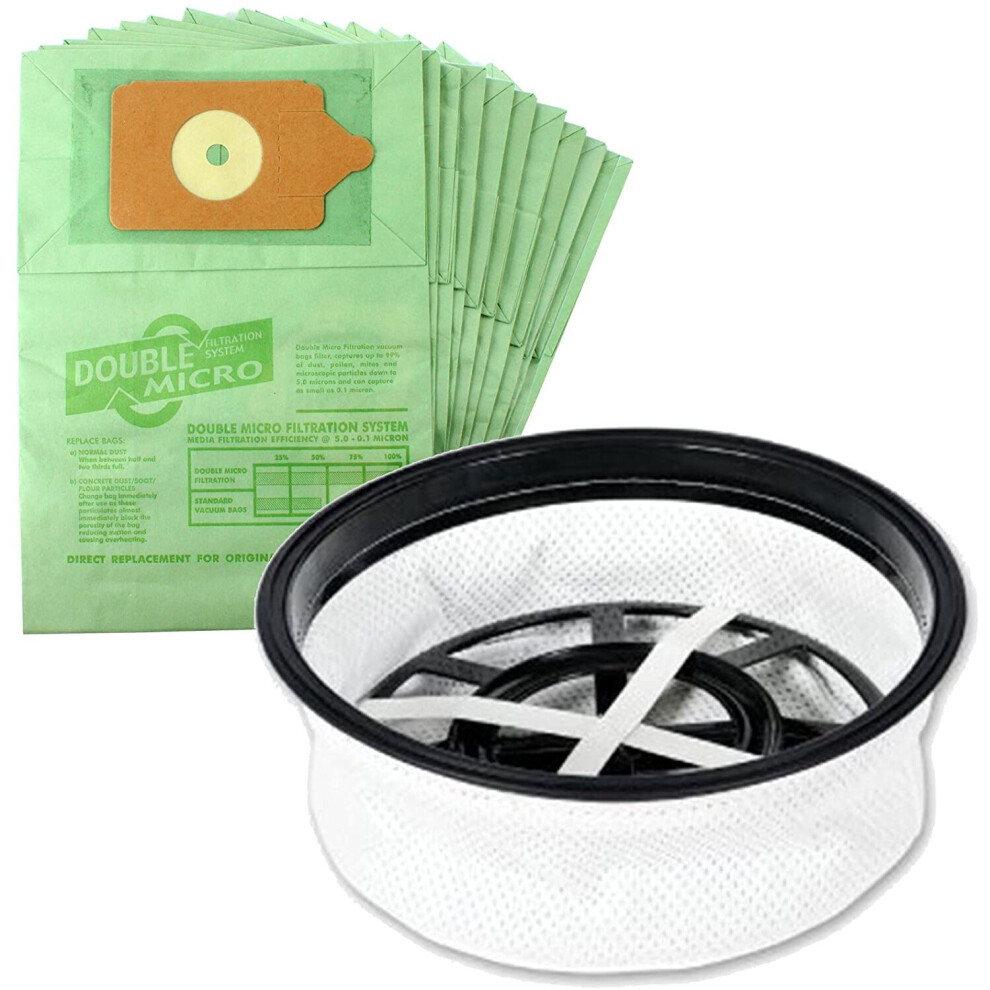 Spares2go Vacuum Bags & Filter Compatible With Numatic Henry Hetty James Vacuum