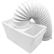 Condenser Vent Box & Hose Kit for Servis Vented Tumble Dryers (1.5m / 4" Diameter)