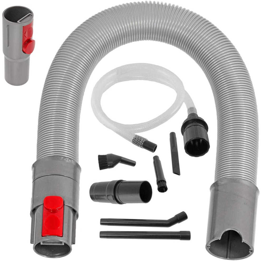 Spares2go Micro Pc Desk Cleaning Kit + Extra Long Hose Compatible With Dyson Vacuum