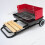 Foldable Charcoal Trolley Barbecue ,BBQ Grill, Black,Red, Best 5