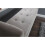Balmoral Liftup Storage Silver Chenille Fabric Window Seat 4