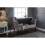 Balmoral Liftup Storage Silver Chenille Fabric Window Seat 6