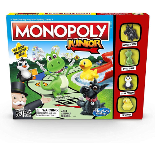 Monopoly Hasbro Gaming Monopoly Junior Game With PLay Money