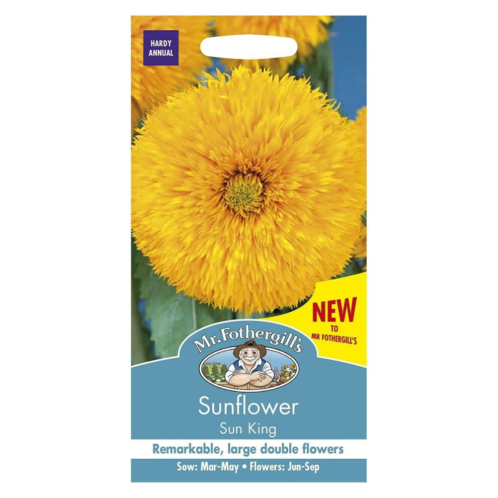 Mr Fothergill's Flower Seeds Sunflower Sun King Large Tall Flowers