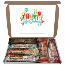 (Birthday - 1) Grenade Mixed 6 Flavour Bars Bar Gift Hamper Box