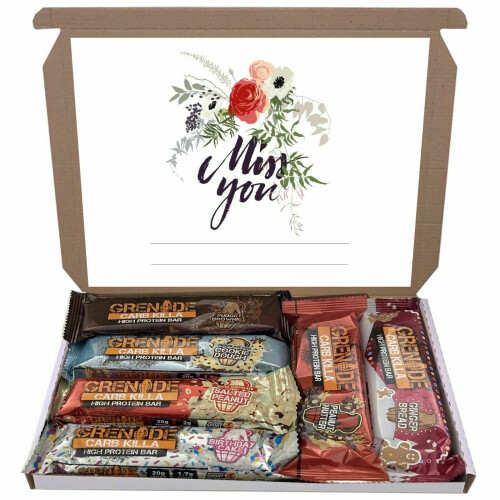 (Miss You) Grenade Mixed 6 Flavour Bars Bar Gift Hamper Box