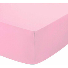 (Pink, King) Fitted Sheet 100% Egyptian Cotton 200 Thread Count