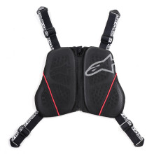 (L, Blk/Wht/Red) Alpinestars NUCLEON KR-C Motorbike Back Protector High Security Blk/Wht/Red