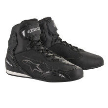 (45, BLACK) Alpinestars Faster-3 Shoes Motorcycle Motorbike Racing Sports Black Black