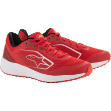 (46, Red White) Alpinestars Meta Road Shoes Motorcycle Motorbike Racing Sports Red White