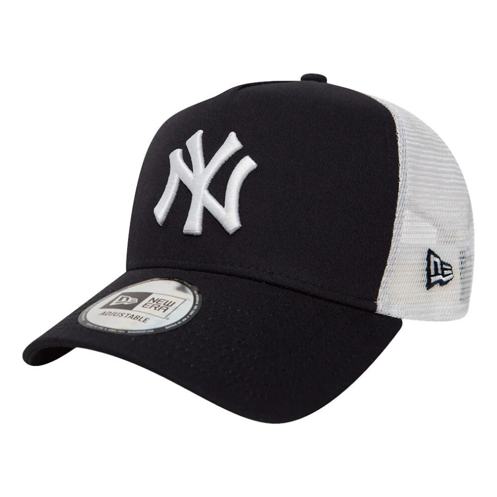 New Era NY Yankees Clean Trucker Cap - Navy / White