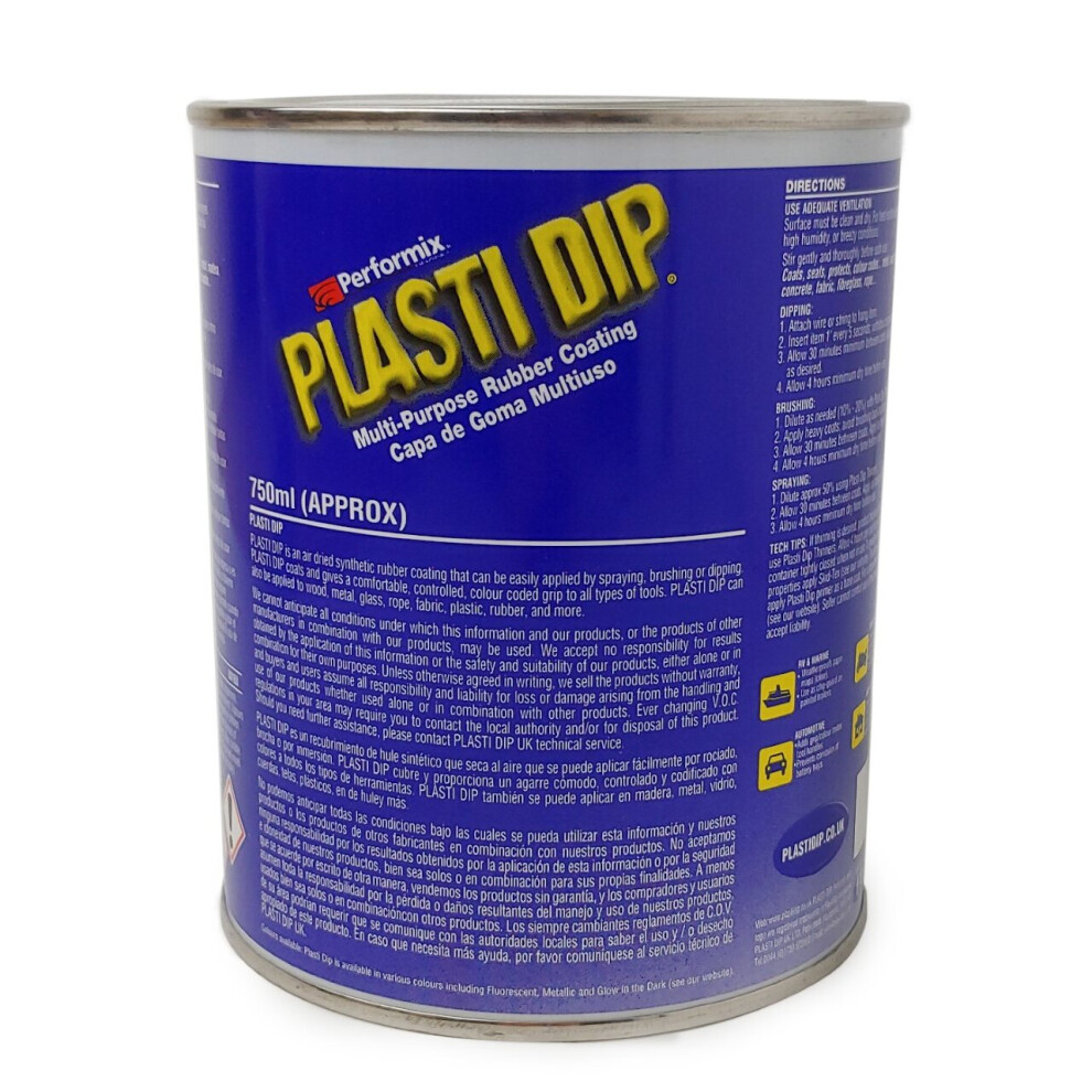 Plasti Dip (750Ml, Silver) Enhancer - Metalizer - Rubber Paint - Various Sizes & Colours