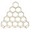 Premier Housewares Vertex 15 Bottle Gold Plated Spice Rack 2