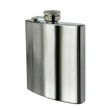 Stainless Steel Hip Flask Drink Whiskey 8oz Vodka Case Holder Pocket