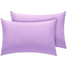(Lilac ) Housewife Pillowcases 200 Thread 100% Cotton