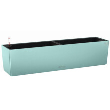 (Pastel Green, H19 L80 W19 cm) LECHUZA BALCONERA Color Poly Resin Window Box Self-watering Planter with Substrate