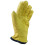 (Medium) Soft Leather Lorry Driver Safety Work Gloves Fleece Cotton Lined 5