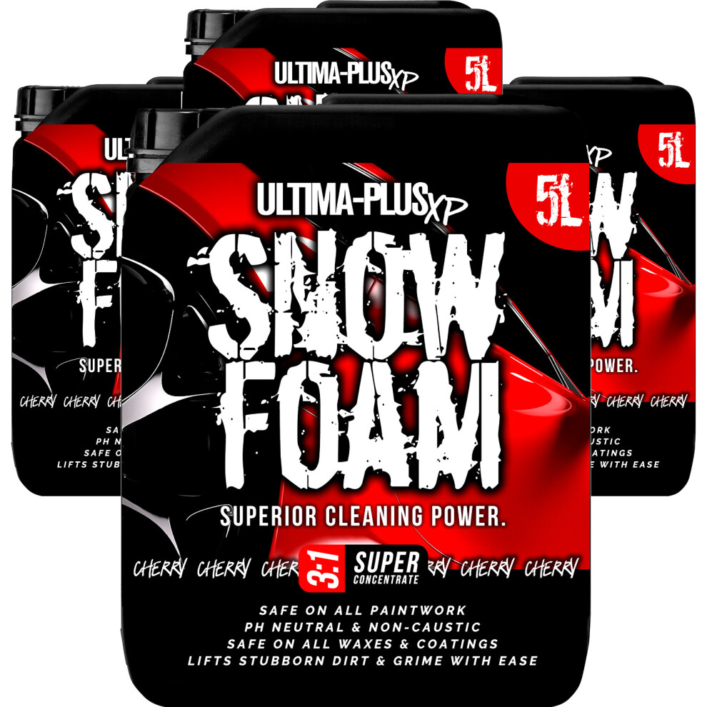 (Cherry, 20L) Ultima Fragranced Super Thick Snow Foam Shampoo 5060742218878