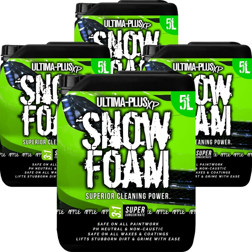 (Apple, 20L) Ultima Fragranced Super Thick Snow Foam Shampoo 5056411301873