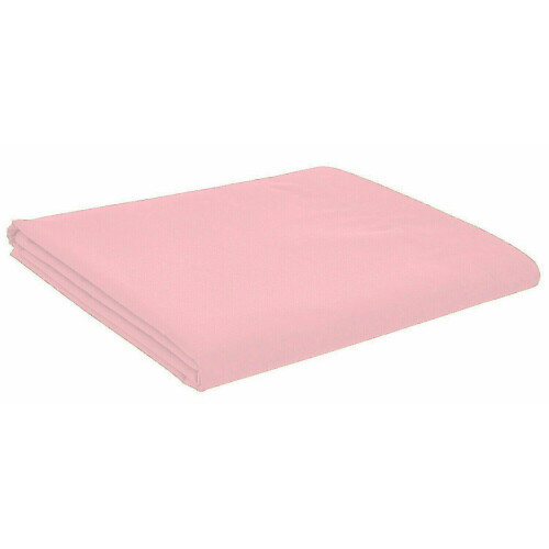 (Pink, Double) Flat Sheet 200 Thread Count 100% Egyptian Cotton