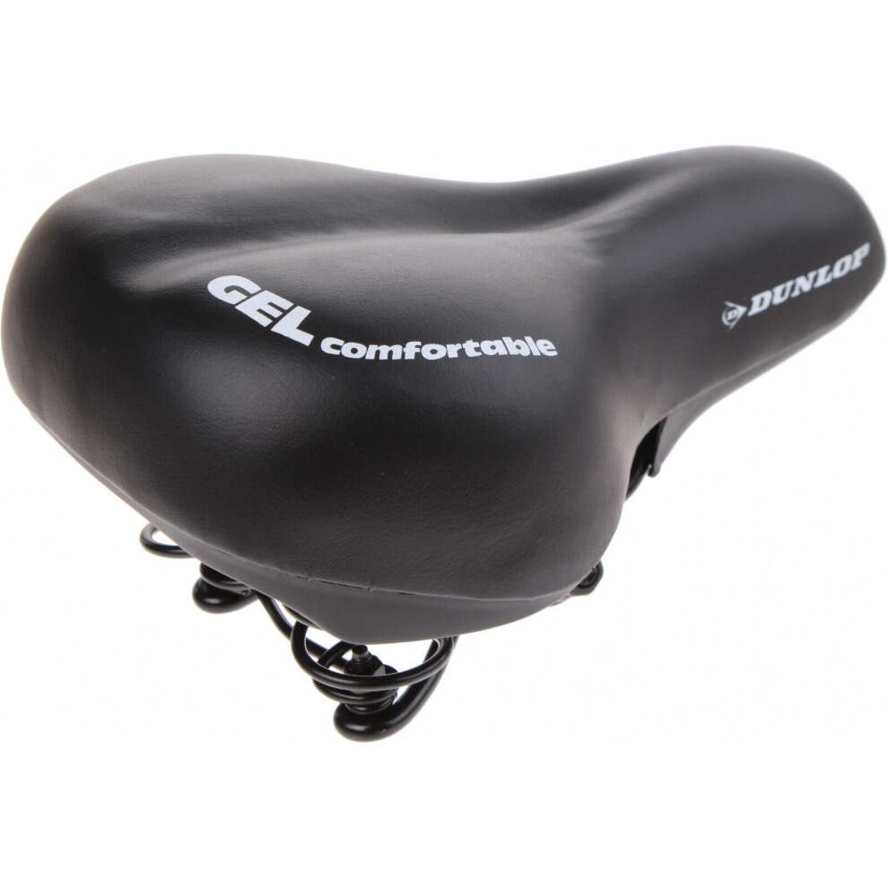 Dunlop Saddle Comfort Gel Padded Seat - City/Touring - Bicycle