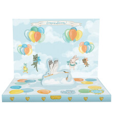 It's A Boy Music Box Card Novelty Dancing Musical Greeting Card