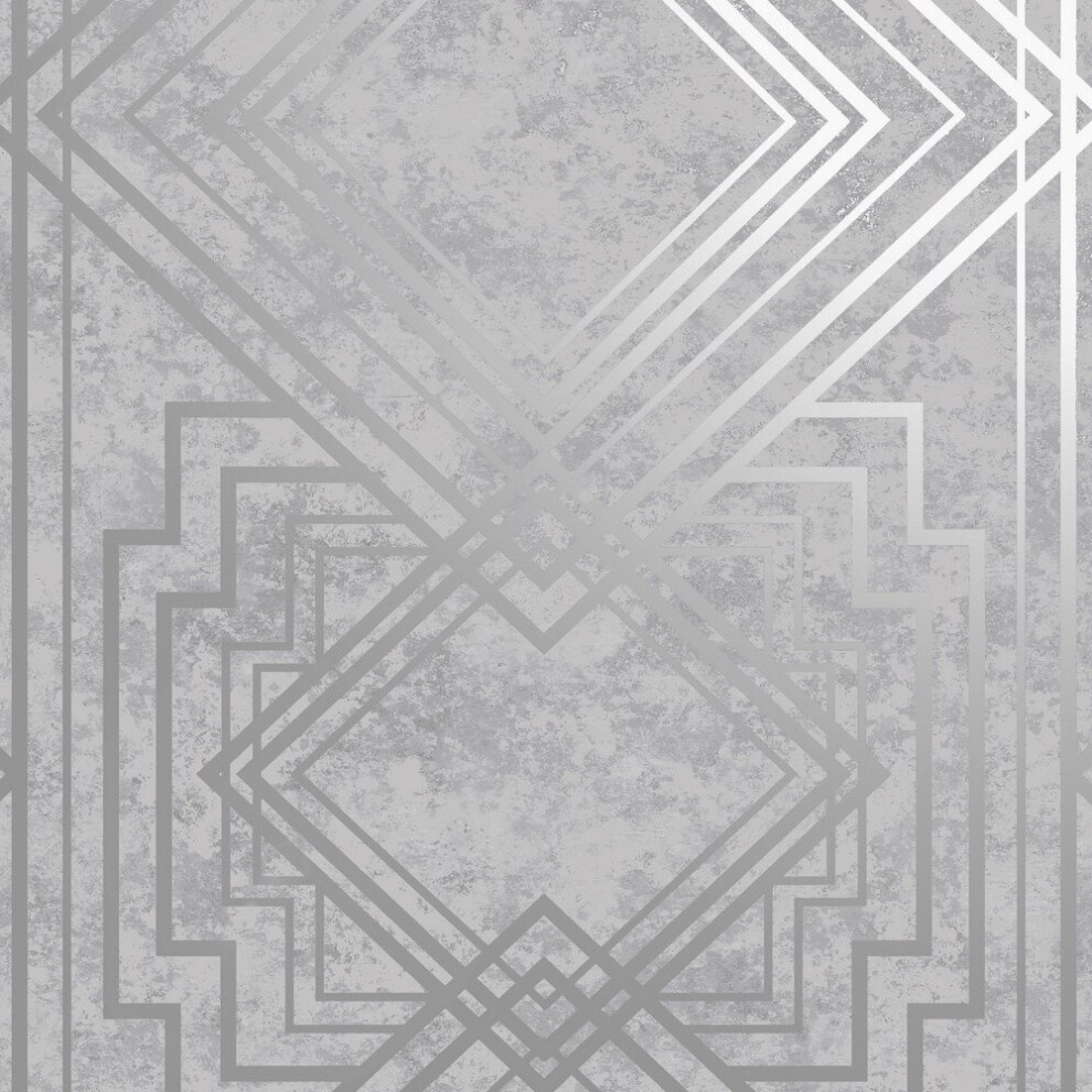 Holden Decor Obsidian Delano Wallpaper 75943 Grey/Silver
