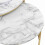Double Nested Coffee Table Set Marble Effect Nesting Sofa Side Table 7