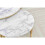 Double Nested Coffee Table Set Marble Effect Nesting Sofa Side Table 5
