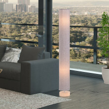 120 cm Floor Lamp Warm Lighting with Fabric Shade for Home Grey ,Trend