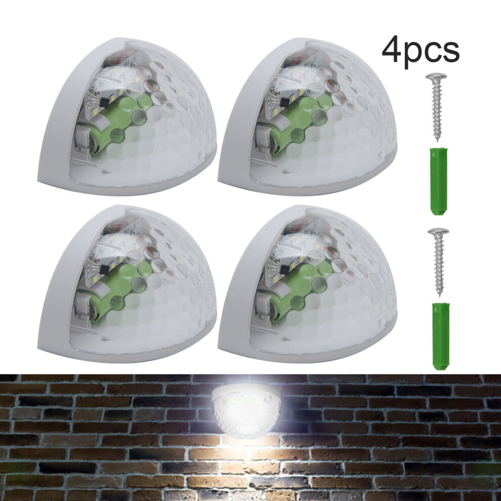 4X Super Bright Solar Powered Door Fence Wall Lights Led Garden Lights