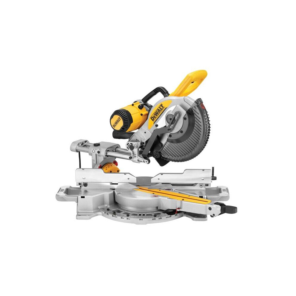DEWALT DWS727 XPS Double Bevel Slide Mitre Saw 250mm 1675W 240V DWS727-GB