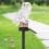 (White ) Owl Solar Powered Garden Light LED Outdoor 1