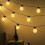 (Milky Warm White) Outdoor Solar-Powered 20-Bulb Retro String Lights 1