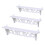 Living And Home Set of 3 Carving Floating Shelves Wall Mounted Storage Display Rack 2