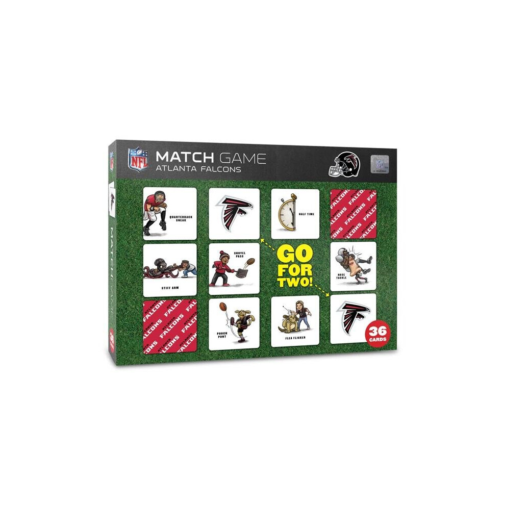 Photos - Board Game YouTheFan 2501437 NFL Atlanta Falcons Licensed Memory Match Game