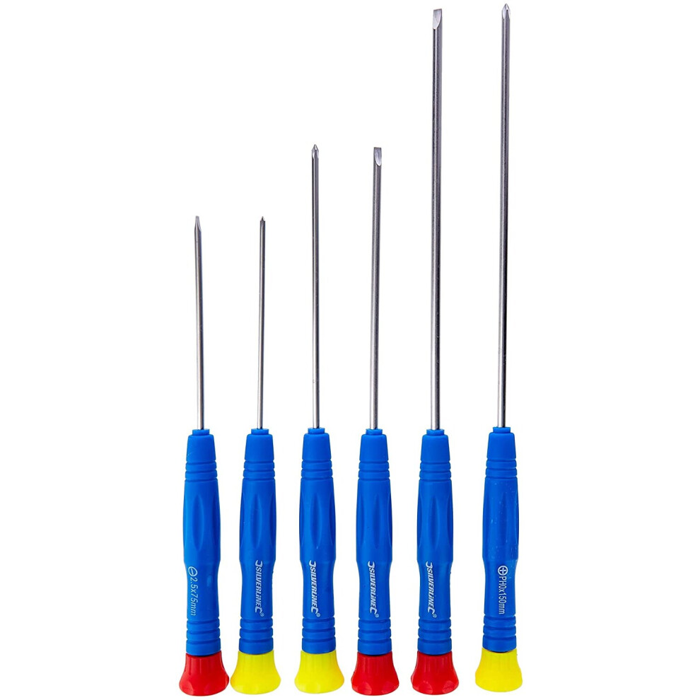 ilverline Extra-Long Precision Screwdriver Set Slotted & Phillips 6-Pieces - SD62