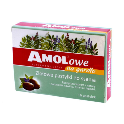 Amolowe 16 lozenges for the throat