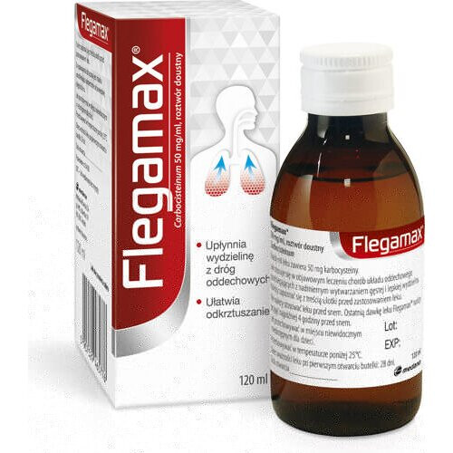 Flegamax, oral solution 0.05g / ml, 120ml