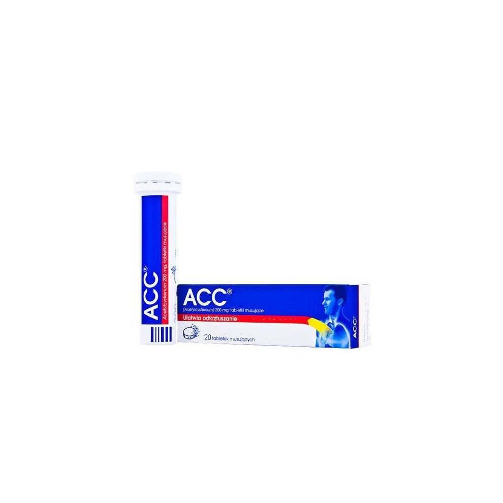 ACC 200mg, 20 effervescent tablets Respiratory Problems