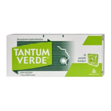 Tantum Verde, mint flavor, 20 lozenges Sore Throat Cold & Flu