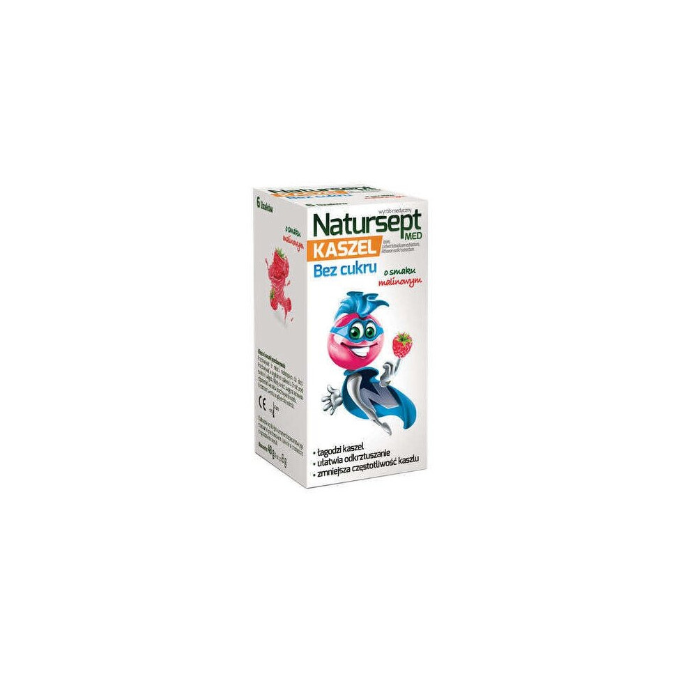 Natursept Med sugar-free lollipops, 6 pieces Sore Throat Cold & Flu