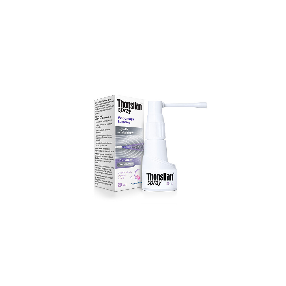 Novascon Thonsilan Spray 20 Ml Â Sore Throat & Cold & Flu Relief